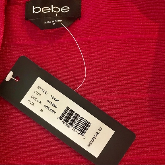 ✅ NWT Bebe Caged Dress - Picture 5 of 8